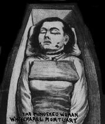 Polly Nichols på likhuset