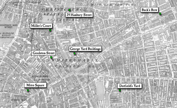 Whitechapel map